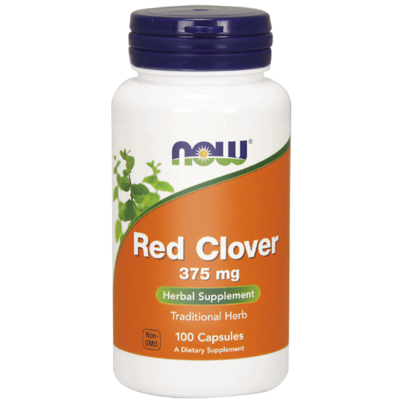 NOW Foods Red Clover czerwona koniczyna 375mg 100 kapsułek opinie