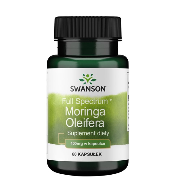 Swanson FS Moringa Oleifera (Moringa Olejodajna) 400 mg 60 kapsułek