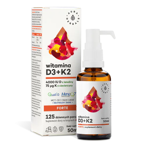 Vitamine D3 4000 IU Aura Herbals - Flacon 50 Ml - Neuf