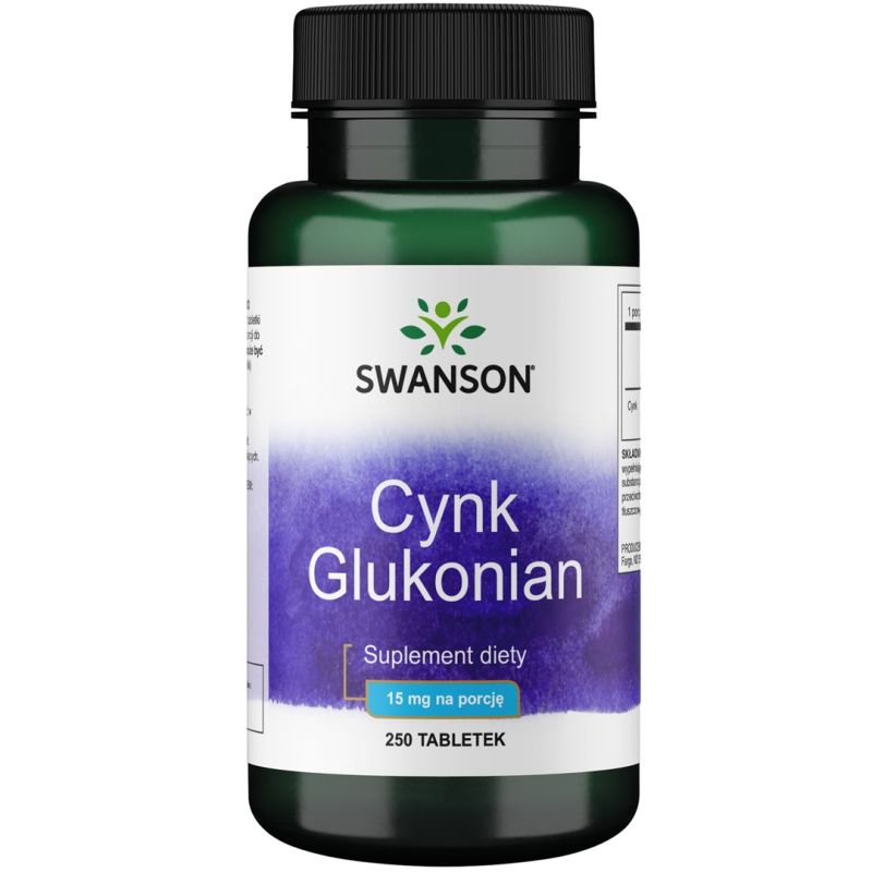 Цинк Swanson 30 мг, глюконат цинка, 250 таблеток