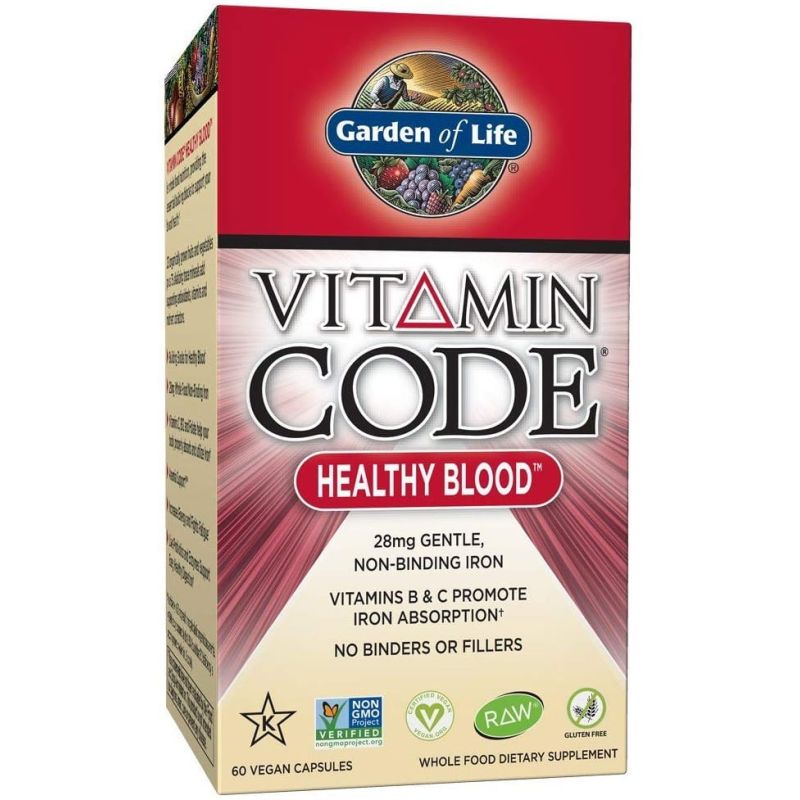 Garden Of Life Witamin Code Healthy Blood 60 kapsułek wegańskich |  mybionic.pl