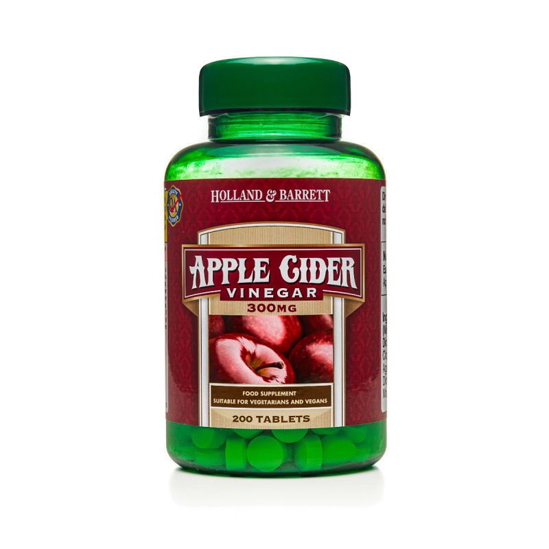 Holland & Barrett Apple Cider Vinegar, 300mg200tabs mybionic.pl
