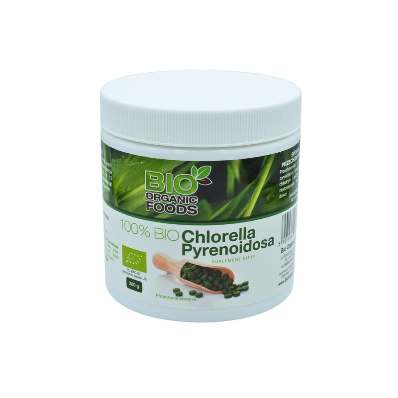 Хлорелла Bio Organic Foods Chlorella Pyrenoidosa Bio, 250 мг, 1200 таблеток