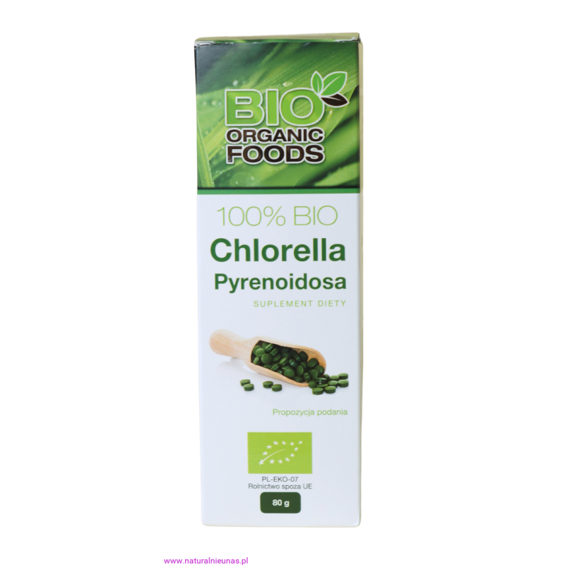 Хлорелла Bio Organic Foods Chlorella Pyrenoidosa Bio, 250 мг, 320 таблеток