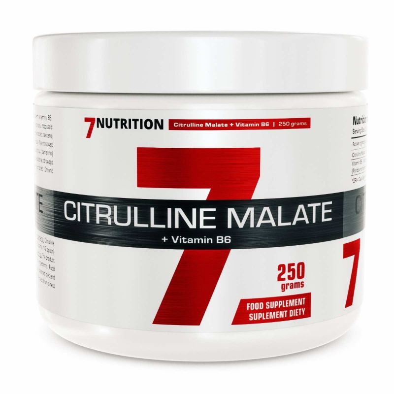 Цитруллина малат 7Nutrition Citrulline Malate, с витамином B6, 250 г