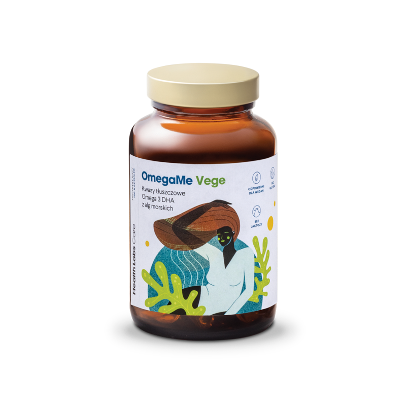 Омега-3 Health Labs Care OmegaMe Vege, DHA из микроводорослей, 60 капсул