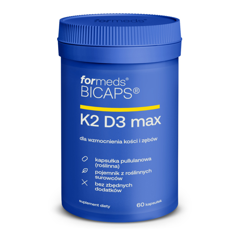 Витамин D3 и K2 Formeds Bicaps D3 4000 МЕ + K2 Max 200 мкг, 60 капсул