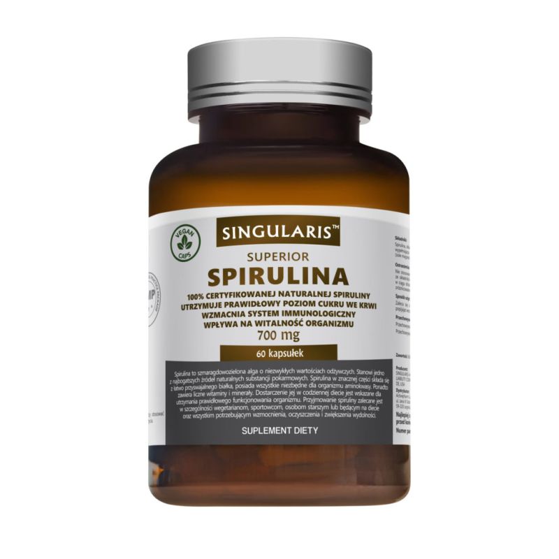 Спирулина Singularis Superior 700 мг, 60 капсул
