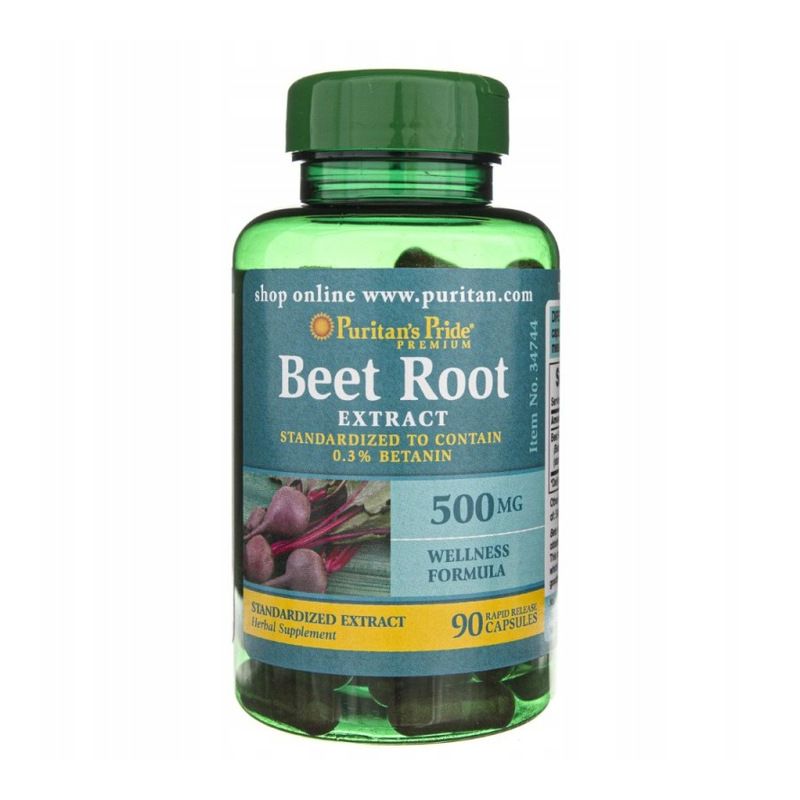 Puritan's Pride Beet Root (Burak Czerwony) 500 mg 100 kapsułek opinie