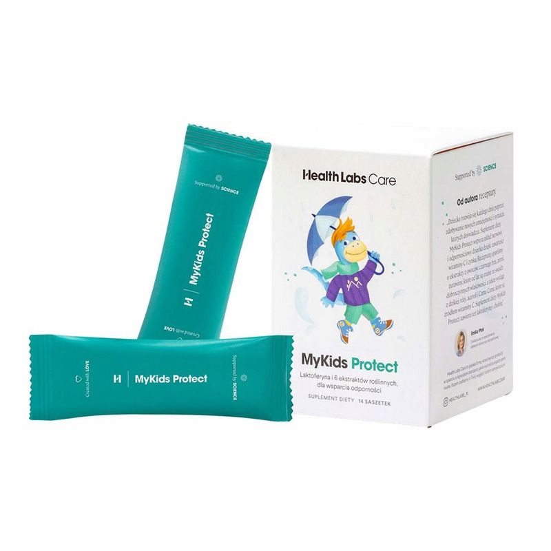 Саше Health Labs Care MyKids Protect, с лактоферрином и растительными экстрактами, 14 шт