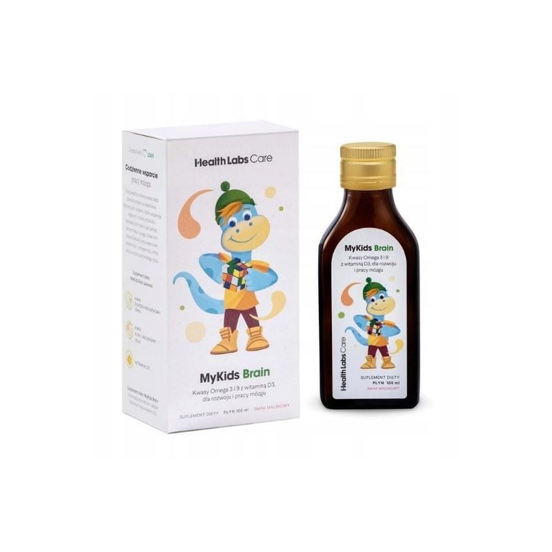Смесь масел Health Labs Care MyKids Brain, для детей, малина, 100 мл