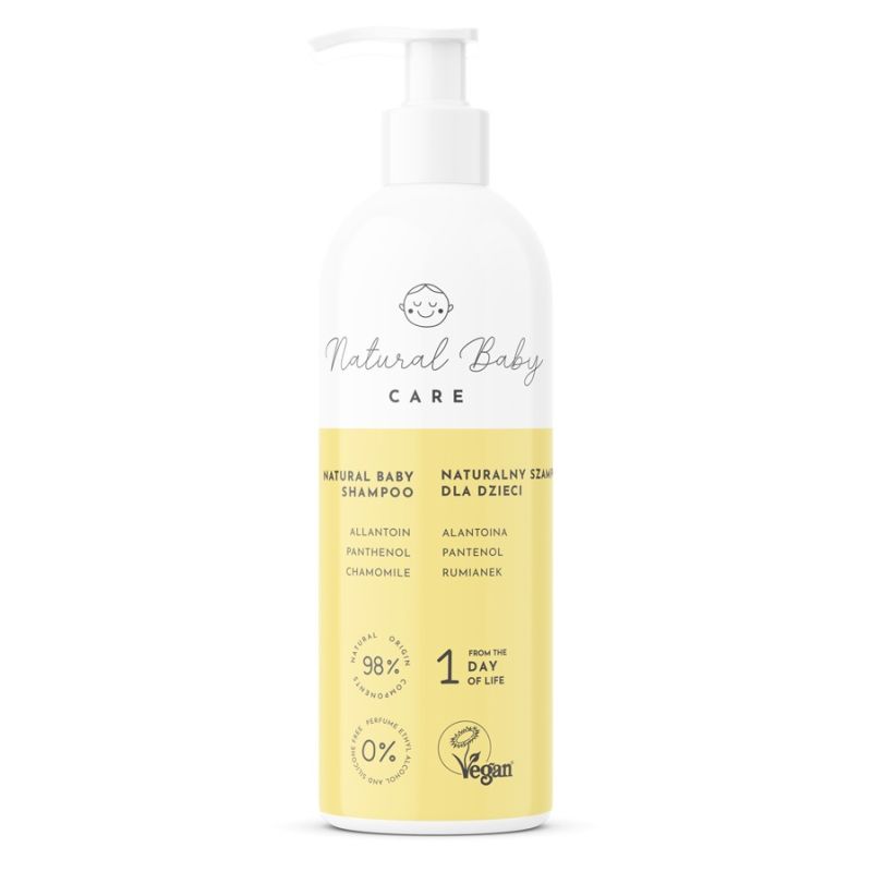 Детский шампунь Natural Baby Care натуральный, для волос и кожи головы ребёнка, 200 мл