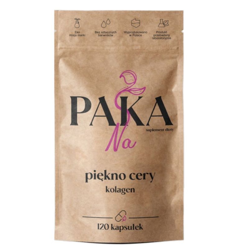 Коллаген Paka Natury для кожи, рыбный NatiCol, с коэнзимом Q10 и гиалуроновой кислотой, 120 капсул