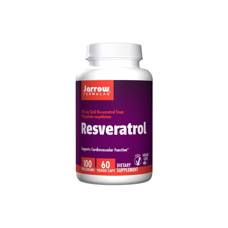 Jarrow Formulas Resveratrol 100 mg 60 kapsułek wegańskich mybionic.pl