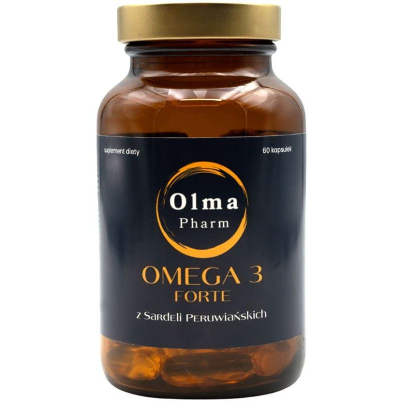 Омега-3 Olma Pharm Omega 3 Forte, масло перуанских анчоусов, 60 капсул