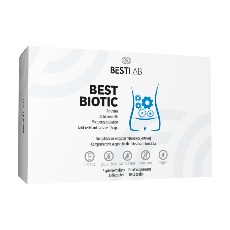 Пробиотик Best Lab BestBiotic, 10 штаммов, 30 млрд клеток, 30 капсул