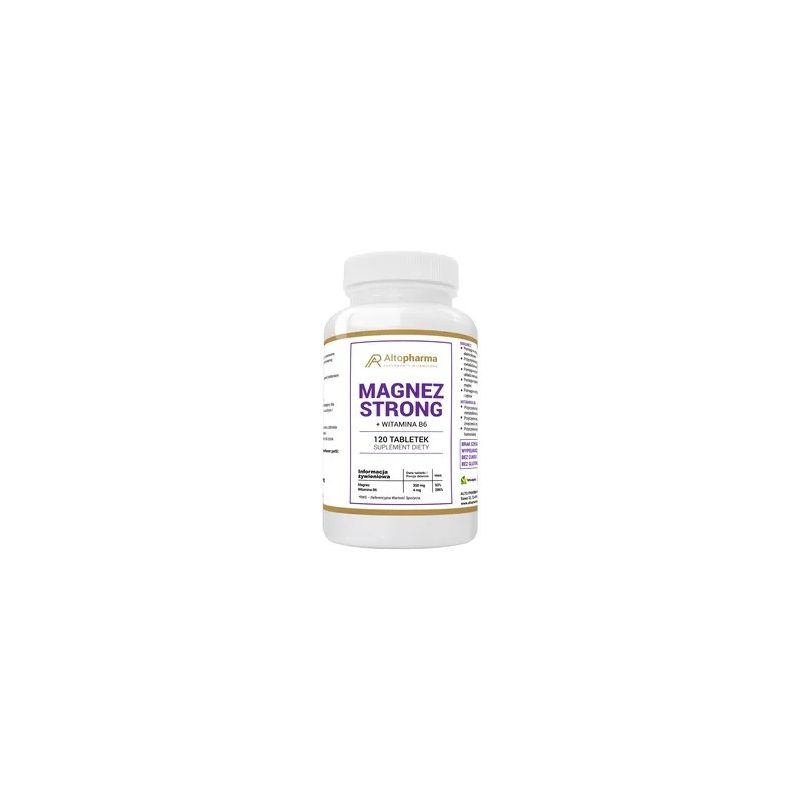 Магний Altopharma Magnez Strong, с витамином B6, 120 таблеток