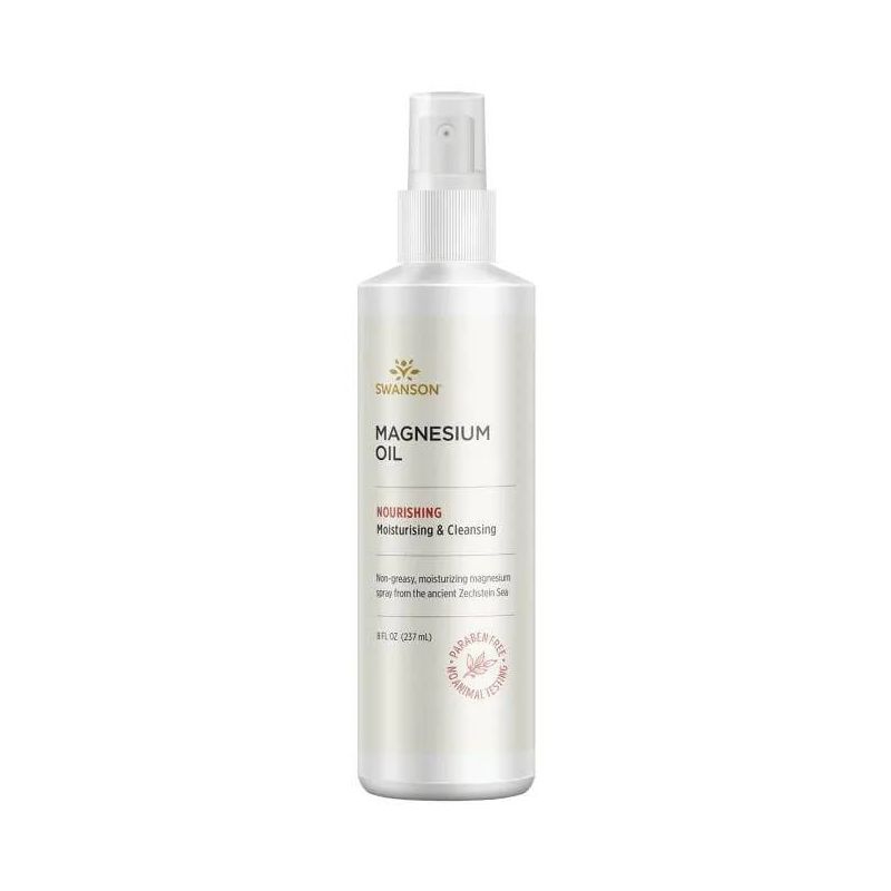 Магниевое масло Swanson Magnesium Oil, хлорид магния, спрей для наружного применения, 237 мл