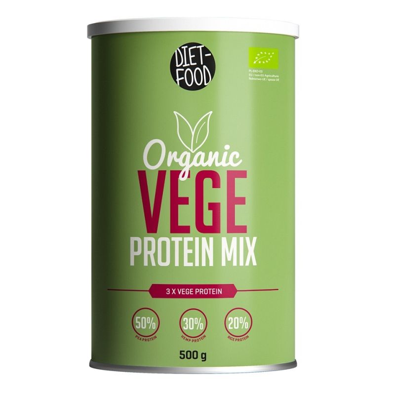 Diet Food Bio Vege Protein Mix białko 500 g - opinie, cena | mybionic.pl