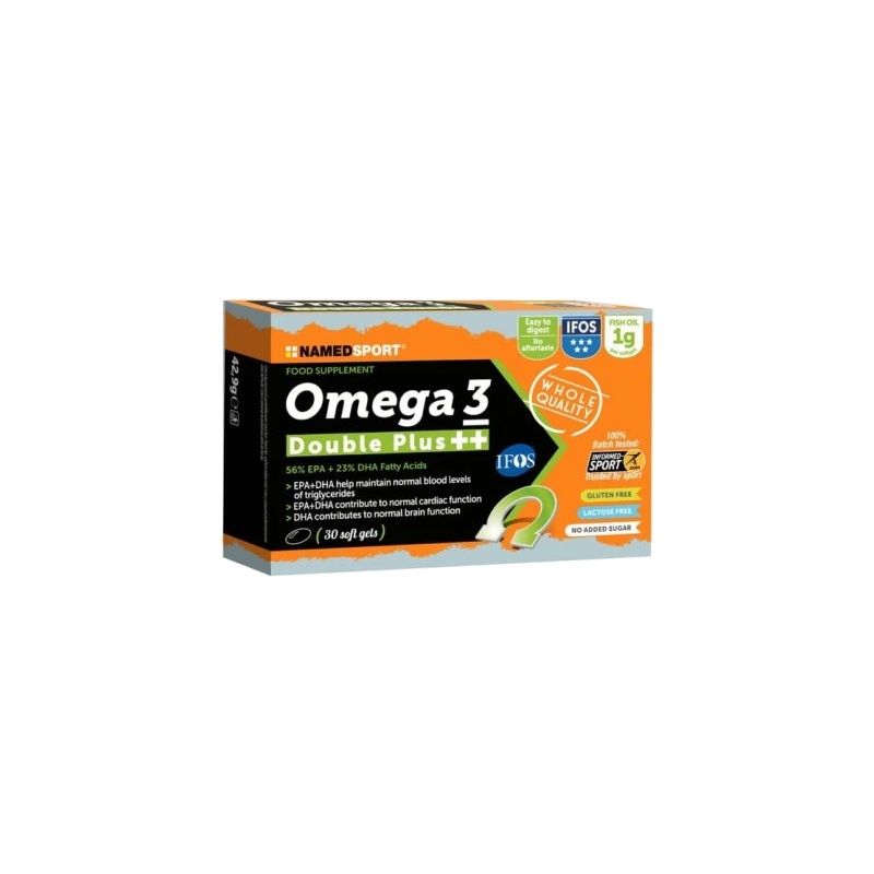 Омега-3 Namedsport Omega 3 Double Plus, EPA и DHA, мягкие капсулы, 30 капсул