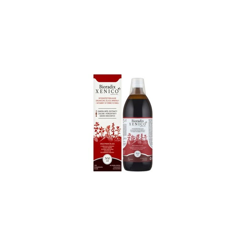 Железо Bioradix Xenico, с органическим мёдом, жидкость, 500 мл
