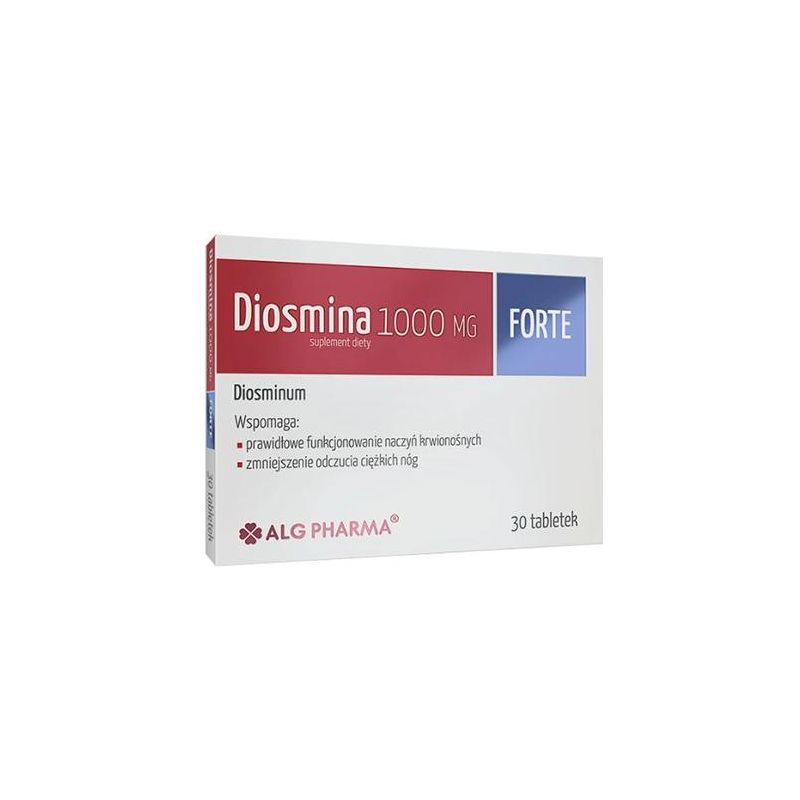Alg Pharma Diosmina 1000 mg Forte 30 tabletek - opinie, cena | mybionic.pl