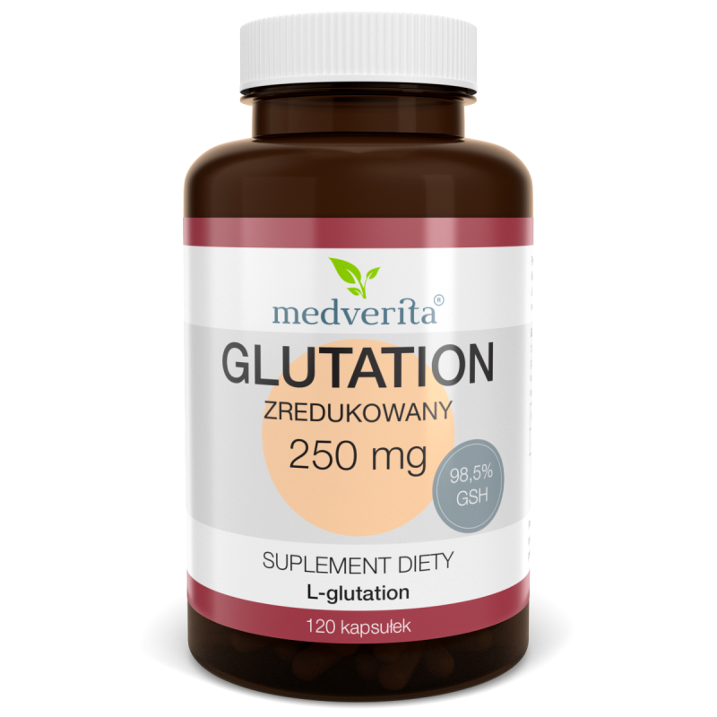 Complément Alimentaire Medverita Glutationia - 250 Mg - 120 Capsules - Neuf