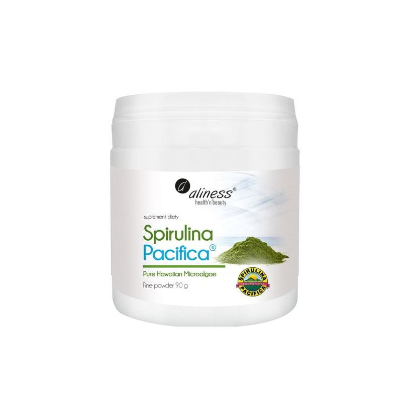 Aliness Spirulina Pacyfica® proszek 90g opinie, cena mybionic.pl