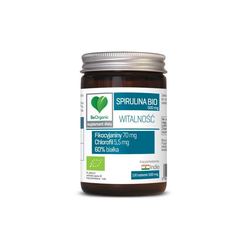by Aliness Spirulina BIO 500 mg 100 tabletek opinie, cena