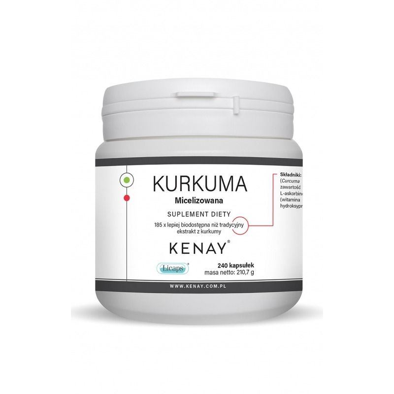 Экстракт куркумы Kenay Licaps, мицеллярный, 240 капсул