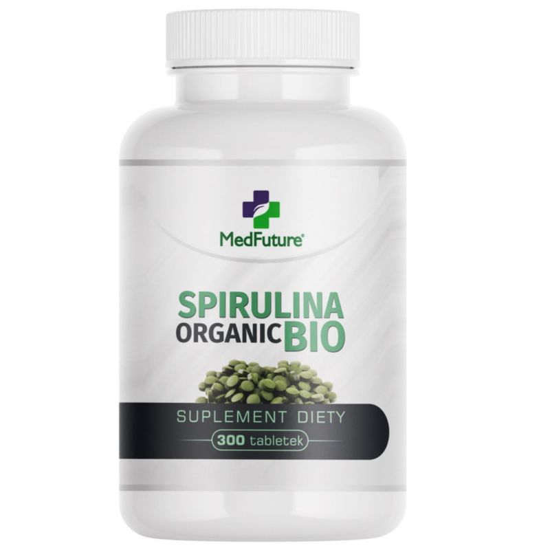 MedFuture Spirulina Organic Bio 300 tabletek opinie, cena mybionic.pl