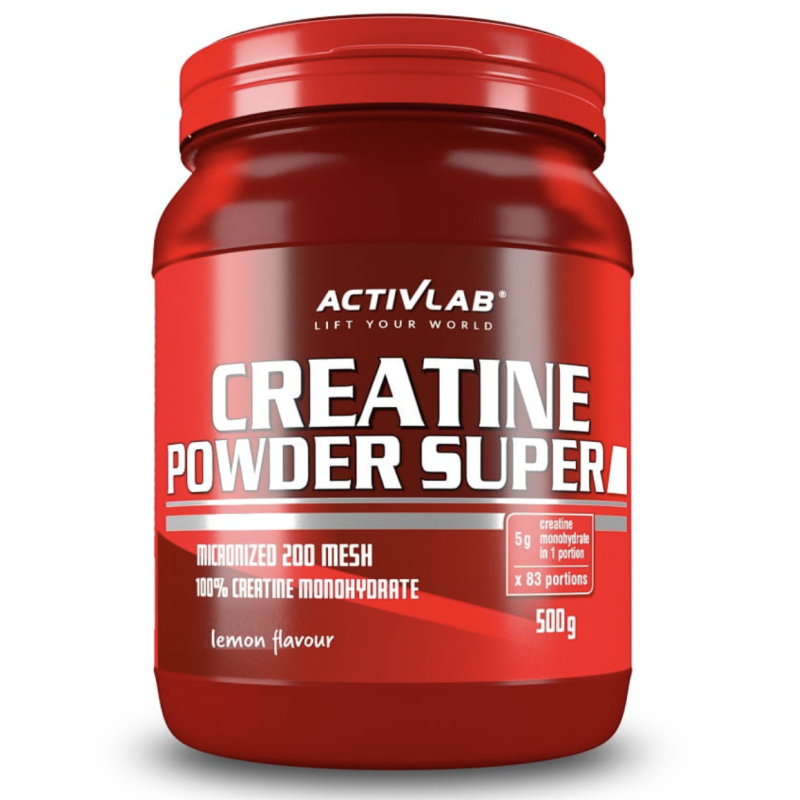 Креатин ActivLab Creatine Powder Super, моногидрат, вкус лимона, 500 г
