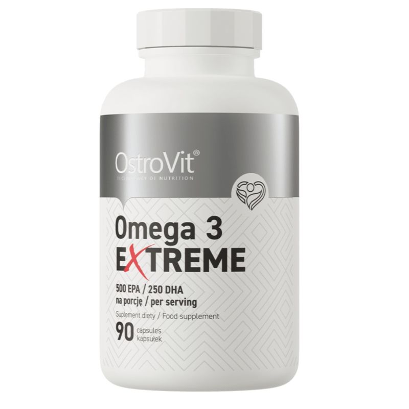 Омега-3 OstroVit Omega 3 Extreme, рыбий жир 1000 мг, 90 капсул