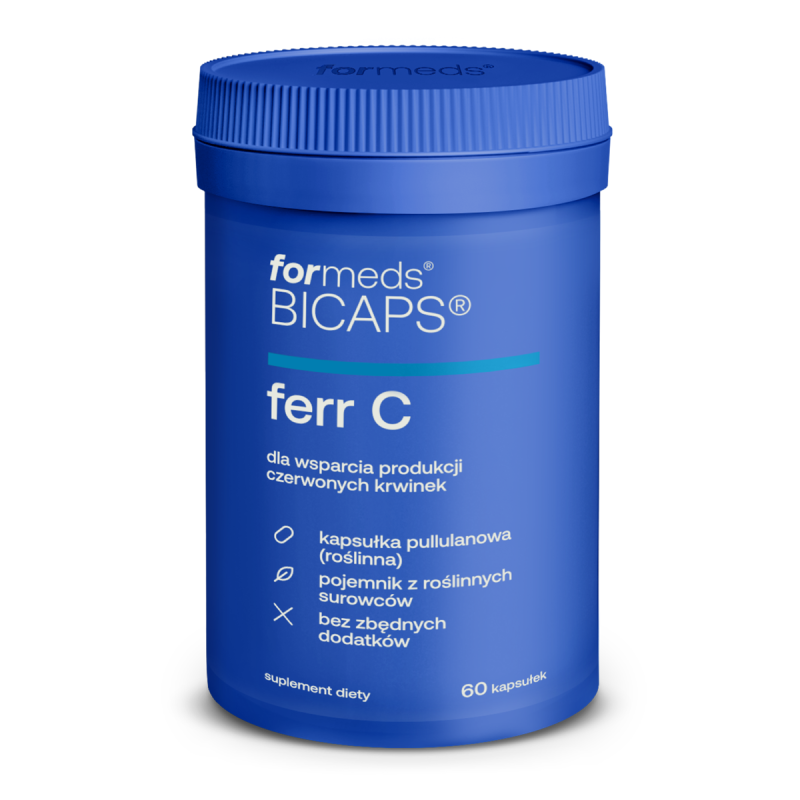 Железо Formeds Bicaps Ferr C, с витамином C, 60 капсул