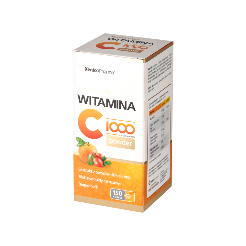 Витамин C Xenico XeniVIT BIO Vitamin C 1000 Powder, порошок, 150 порций
