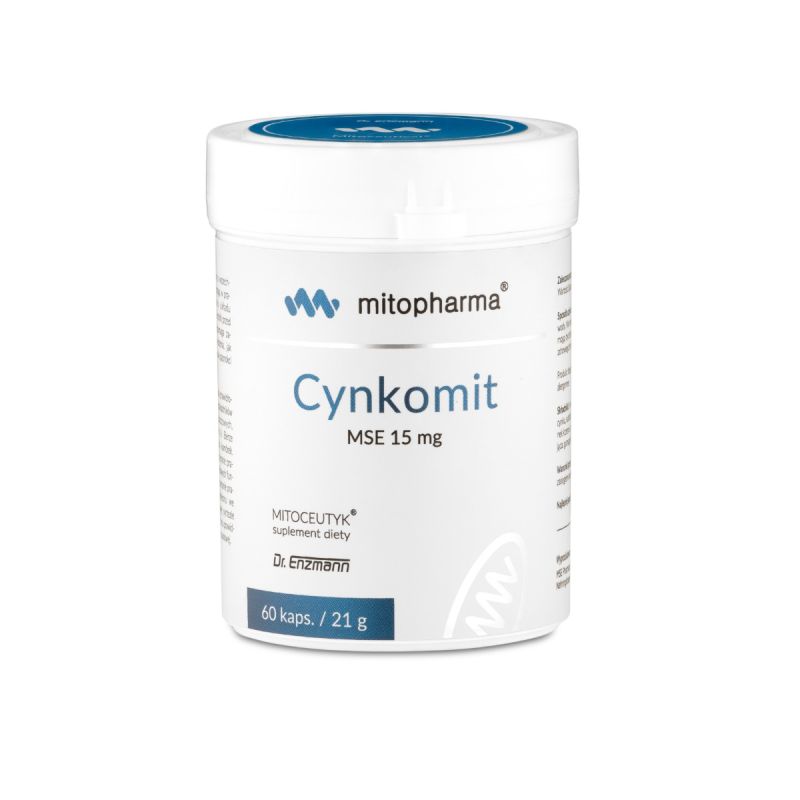 Цинк Mito-Pharma Cynkomit MSE 15 мг, 60 капсул
