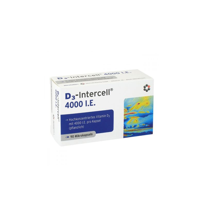 Витамин D3 Mito-Pharma D3 Intercell 4000 МЕ, из ланолина, 90 капсул