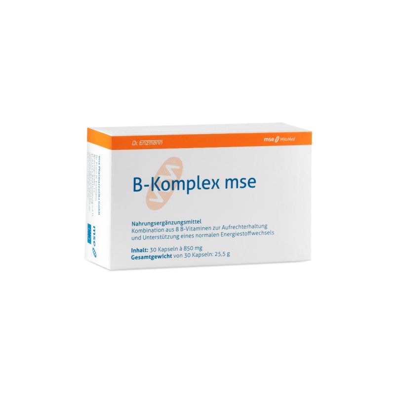 Витамины группы B Mito-Pharma B-kompleks MSE, с инозитолом и холином, 30 капсул