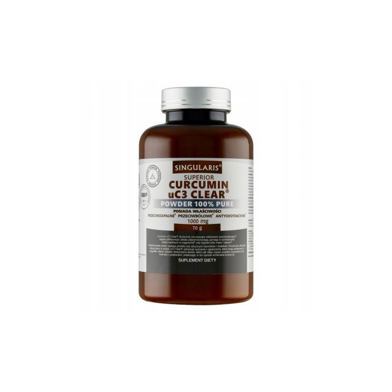 Куркумин Singularis Superior Kurkumina uC3 Clear Powder, порошок, 70 г