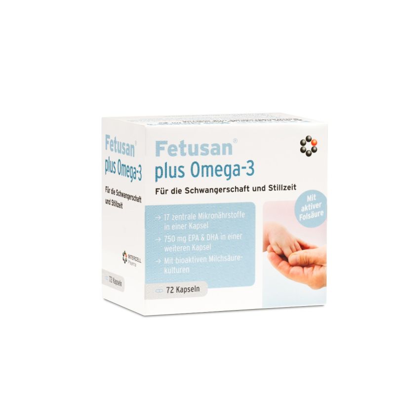 Витамины для беременных Mito-Pharma Fetusan Plus Omega-3, 17 витаминов и минералов, с омега-3, 72 капсулы