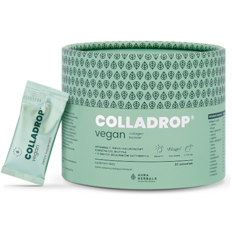 Aura Herbals Colladrop Vegan Collagen Booster Vollagen 2000 Mg saszetki ...