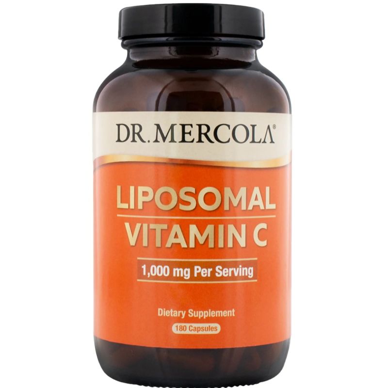 Витамин C Dr. Mercola 1000 мг, липосомальный, 180 капсул