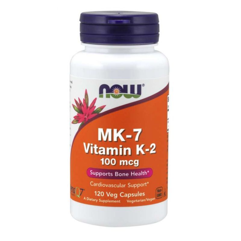Витамин K2 Now Foods MK-7 100 мкг, 120 капсул