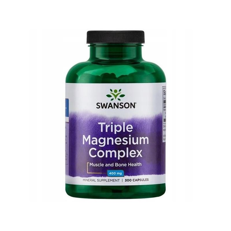 Swanson Triple Magnesium Complex Kompleks Magnezu Z Trzech Form 400