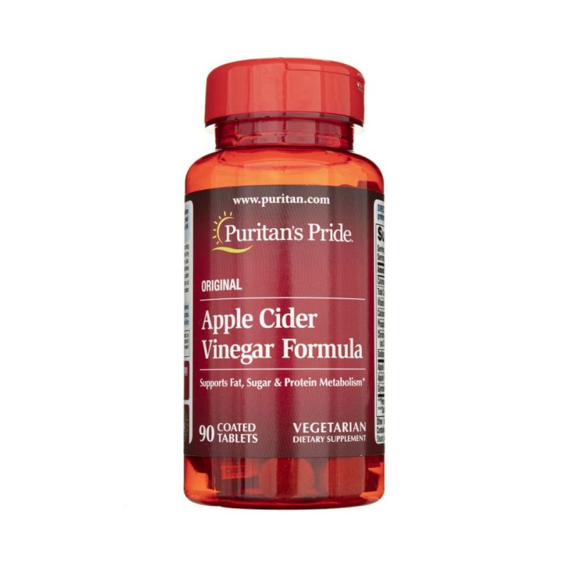 Puritan's Pride Apple Cider Vinegar Formula 90 tabletek wegańskich