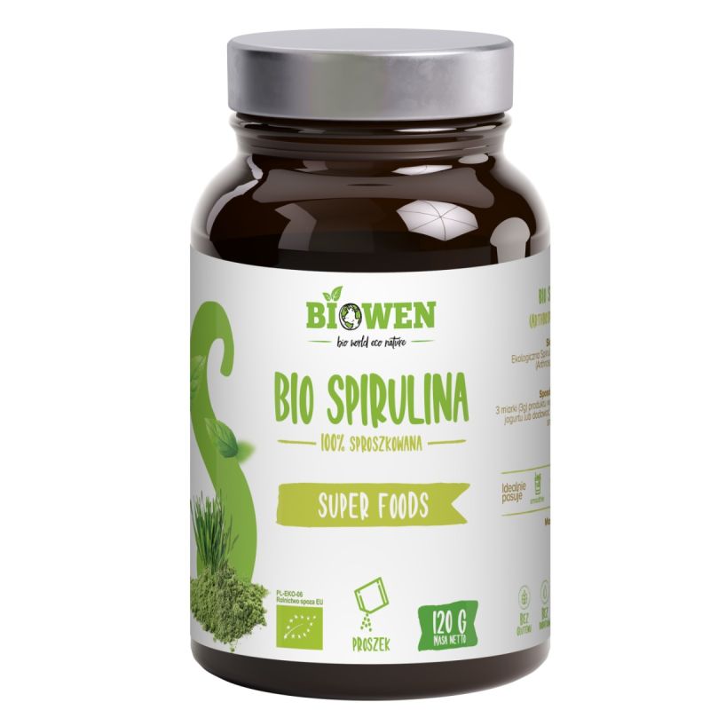 Спирулина Biowen BIO, органическая, порошок, 120 г