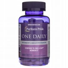 Puritan's Pride One Daily Multiwitamina dla kobiet - 100 tabletek