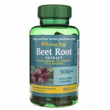 Puritan's Pride Beet Root (Burak Czerwony) 500 mg - 100 kapsułek