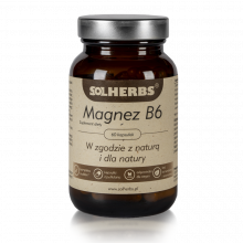 SOLHERBS Magnez z witaminą B6 60 kapsułek