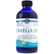 Nordic Naturals Omega 3 z witaminą D3 1560 mg smak cytrynowy 237 ml